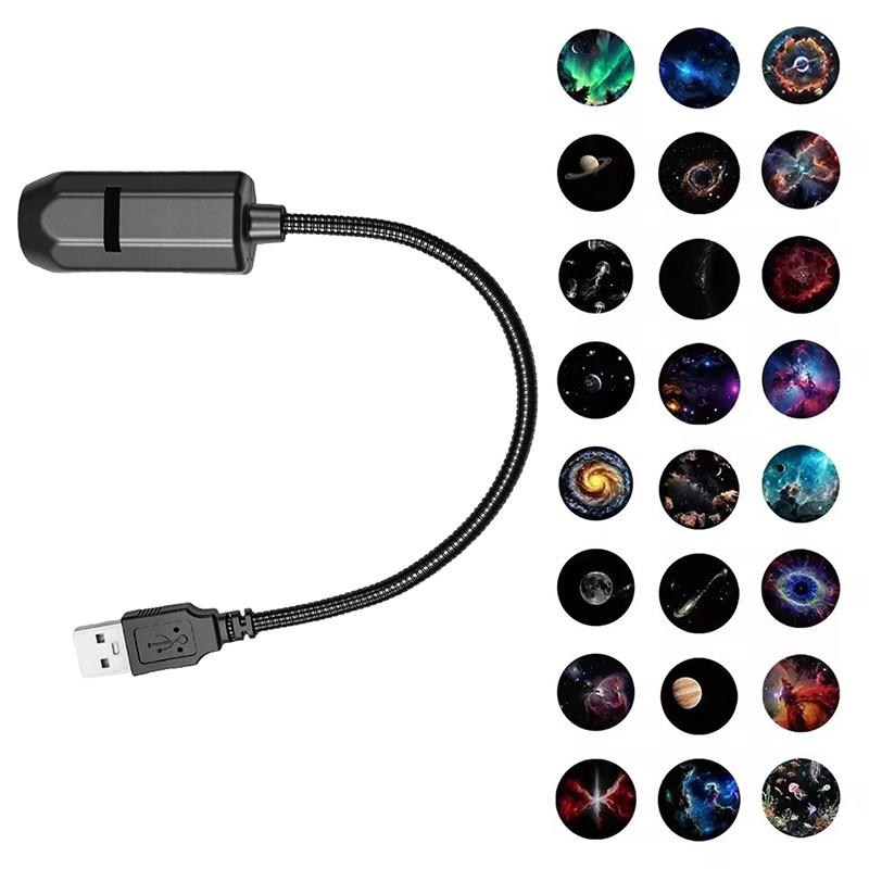 Planetarium Projector Home - (BF06) Romantischer drehbarer Galaxie-Sternprojektor, tragbare USB-LED-Nachtlampe,
