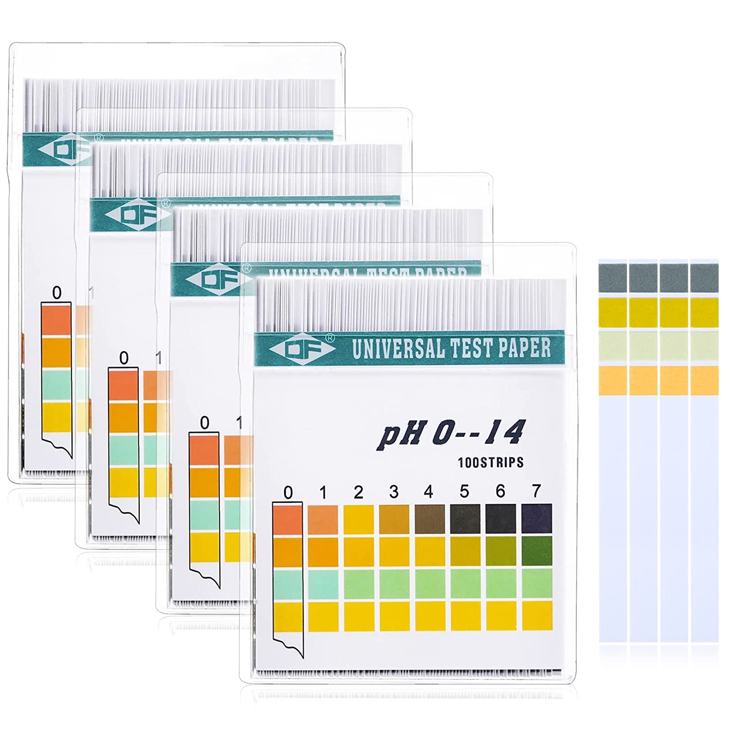 Ph Strip Test - 100 Streifen 0–14 PH Alkalische Säureanzeige