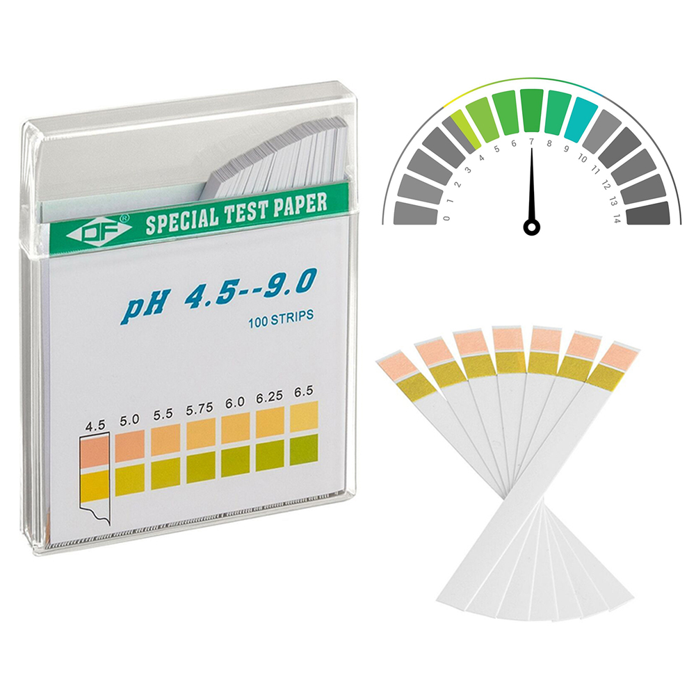 Ph Strip Test - 100 Stück pH-Papierstreifen-Set für den Haushalt,