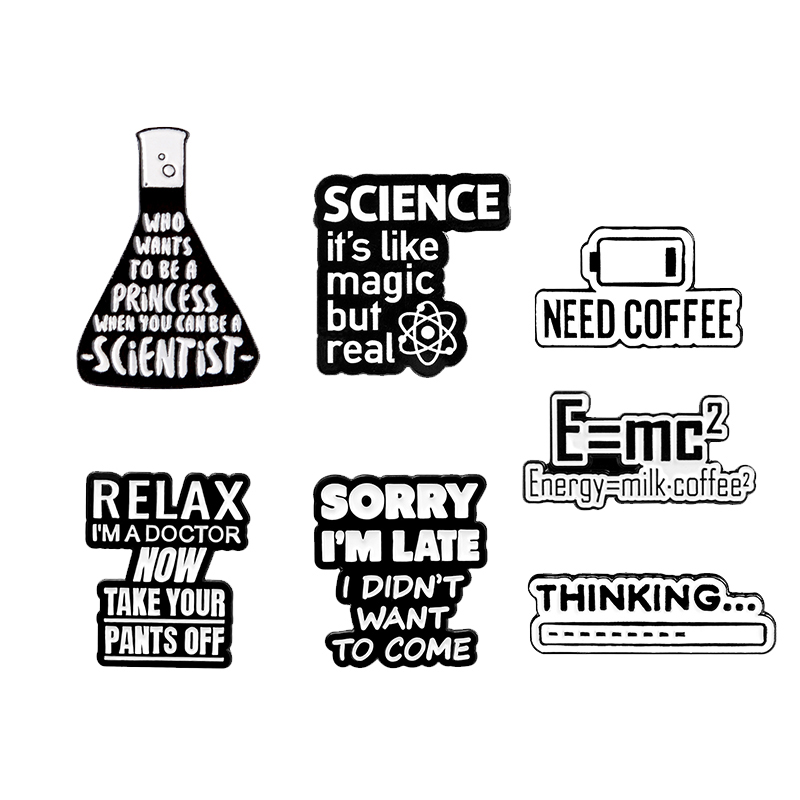 Science Buddies - Kaffee Zeit Emaille Pin Wissenschaft ist