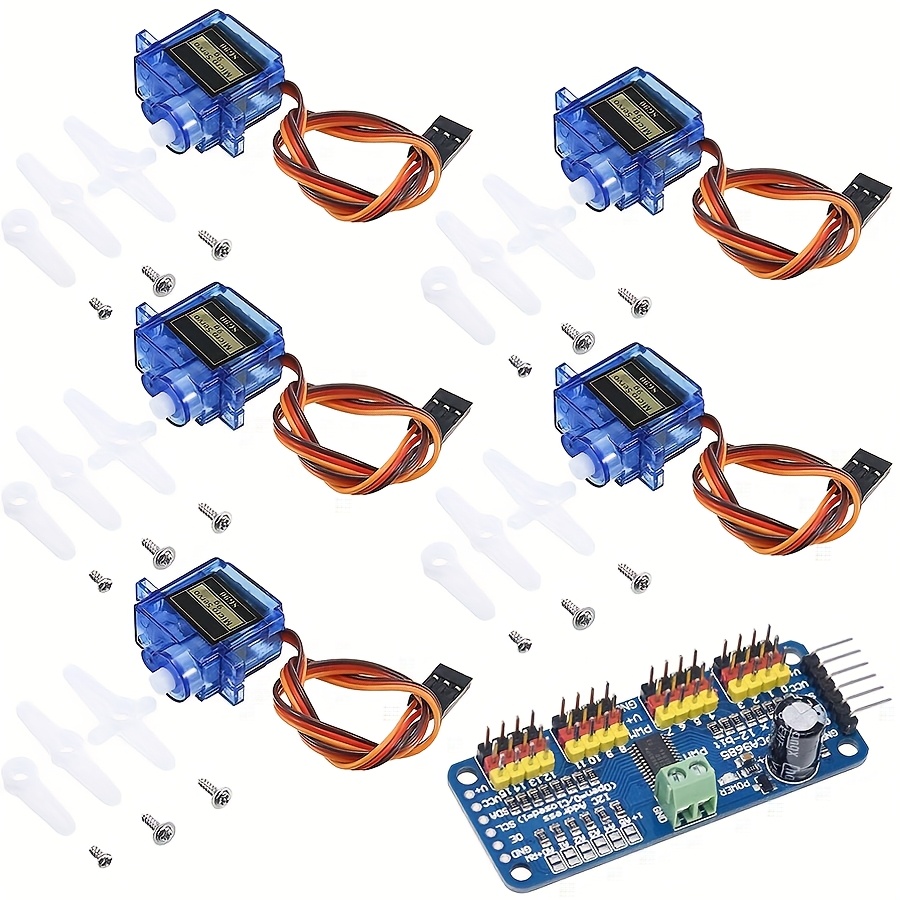 5 Stück SG90 9G Servomotoren + – Robot Arm Motor Bewertung und Preis