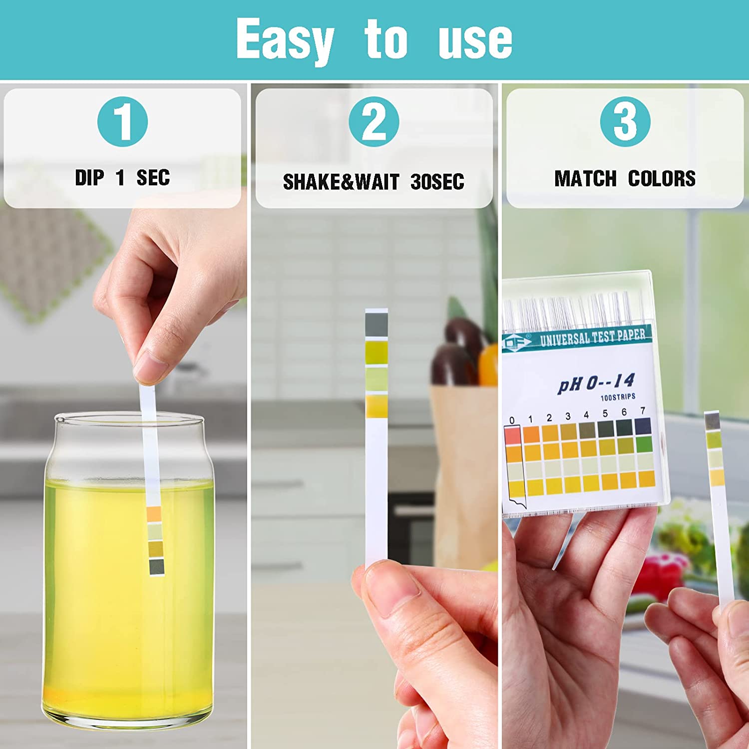 100 Streifen 0–14 PH Alkalisch – Ph Strip Test Bewertung und Preis
