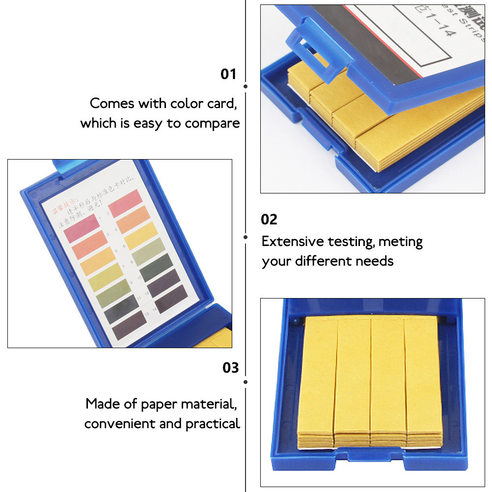 80 Stück PH-Teststreifen 1-14  – Ph Strip Test Bewertung und Preis
