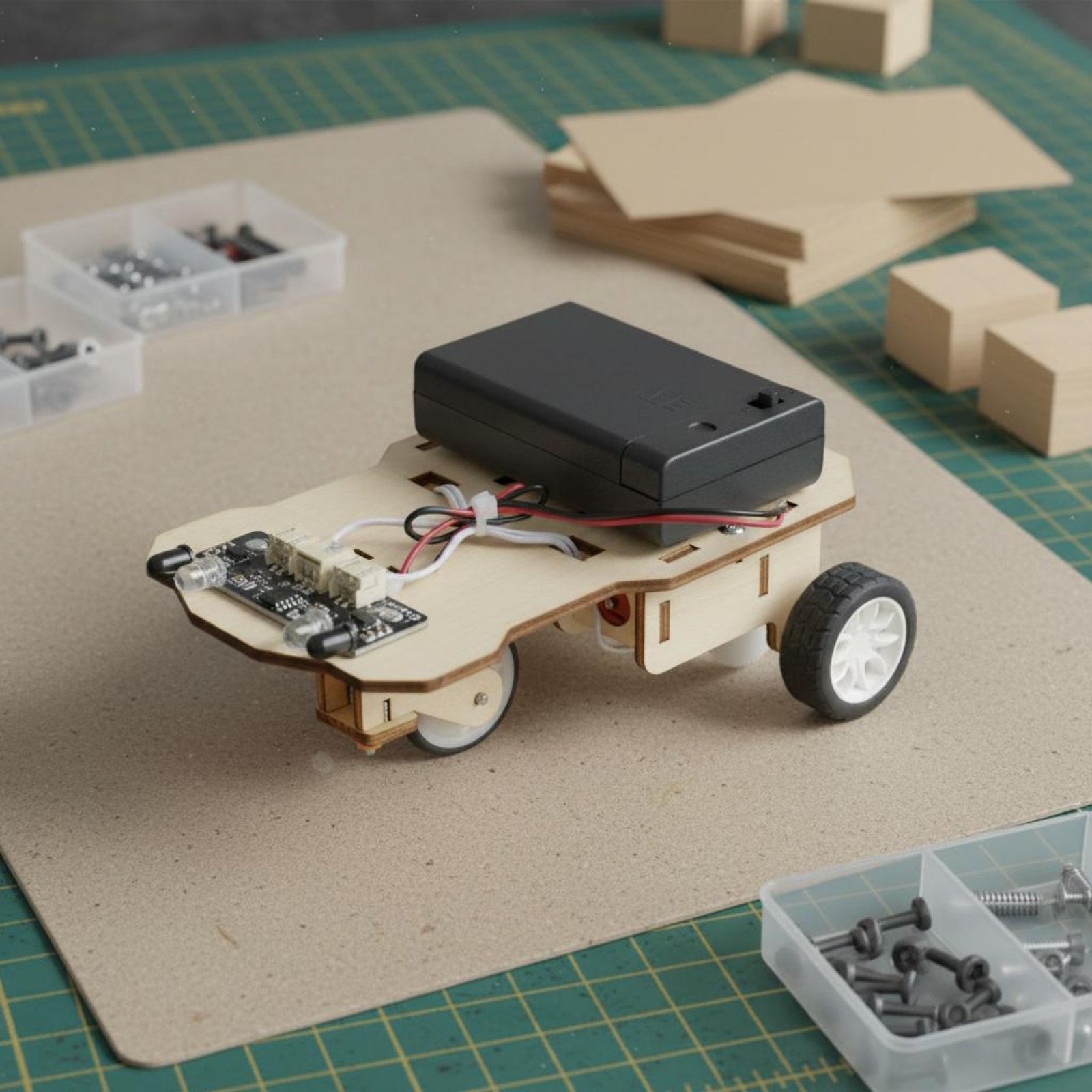 Holz-Bausatz für Intelligentes – Science Robotics Bewertung und Preis